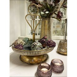 Opsats til dekorationer antik guld